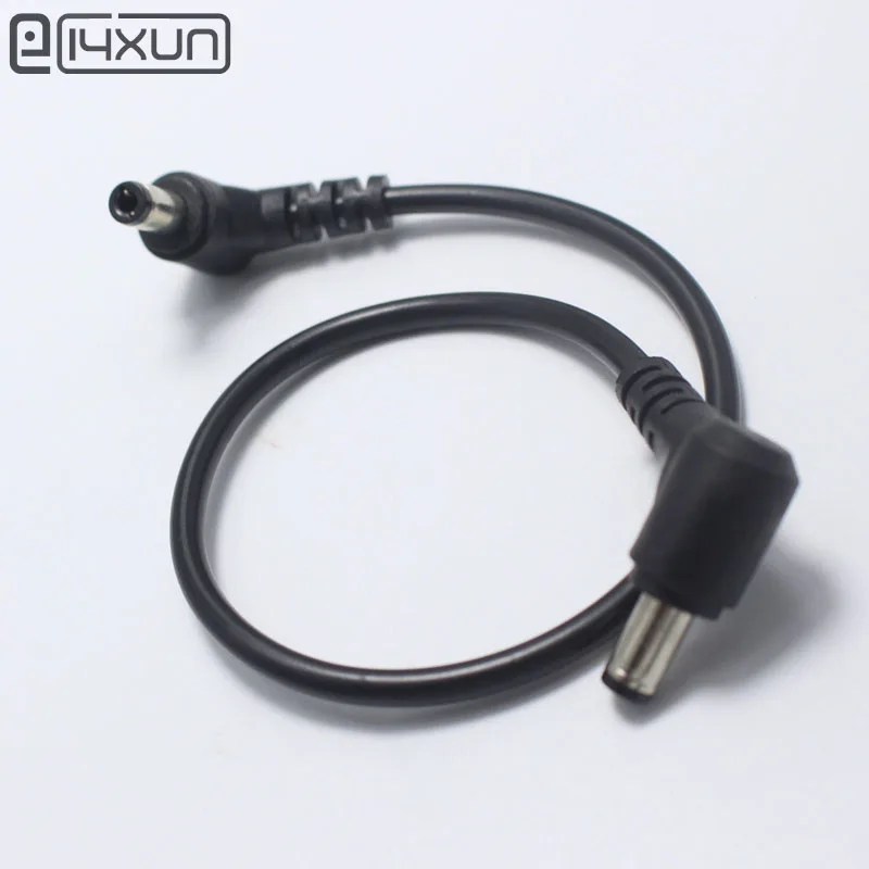 1pcs 22AWG DC Power Plug L-shaped 5.5X2.5mm / 5.5*2.5 male 90 Right Angle Jack with Cord Connector Cable 30cm