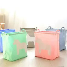 Конфеты цвет водонепроницаемый грязный бочонок складная игрушка Креативная одежда корзина белый конский бюстгальтер галстук носки для хранения корзина для белья