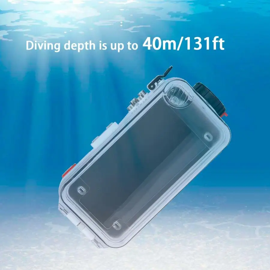 

protector cover 40M Universal Scuba Diving Waterproof Housing Protective Case Cover For Smart Phones cellphone case