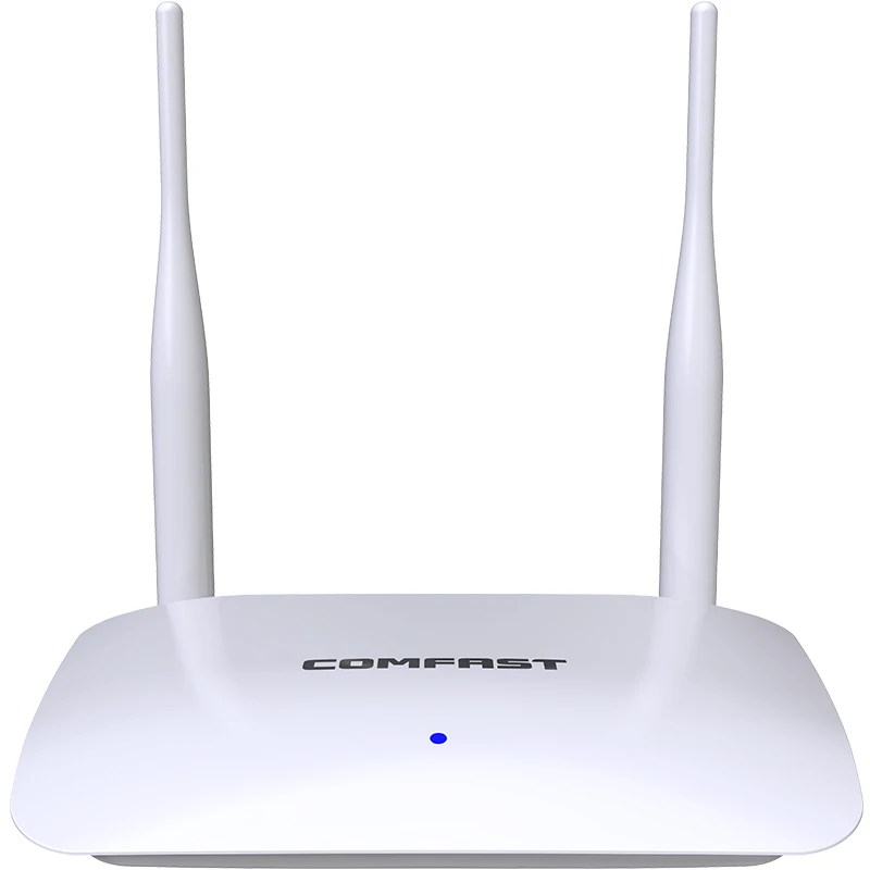 Comfast 300 Мбит/с беспроводной wi-fi маршрутизатор 2,4 ГГц Домашняя сеть точка доступа wi-fi маршрутизатор с 2* 5dBi антеннами 1WAN+ 3LAN RJ45 порты