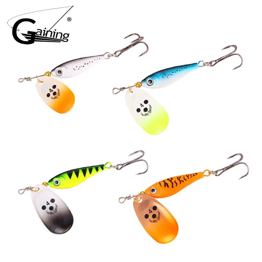4pcs/lot Spinner Bait Sequin Spoon Metal Fishing Lure 11g 15g 20g