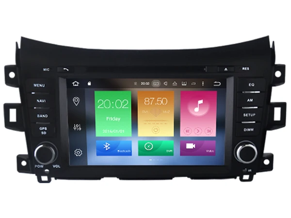 Top Ips screen Android 8.0 Car Dvd Navi Player FOR NISSAN NAVARA/NP300/ALASKAN gps suto stereo audio multimedia 1