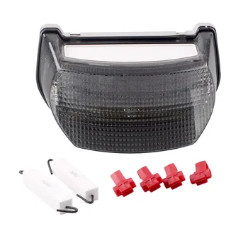 

E-Mark Motor Integrated LED Rear Tail Brake Light Turn Signal Stop Lamp Taillight For KAWASAKI ZX-7R ZX-7RR GPZ1100 ZX7RR Custom