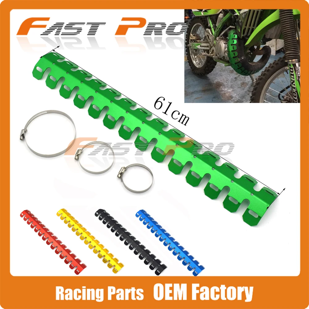 

61-110mm Motorcycle Universal Exhaust Muffler Pipe Heat Shield Cover Guard For YAMAHA HONDA KTM 2 Stroke Dirt Pit Bike Off Road