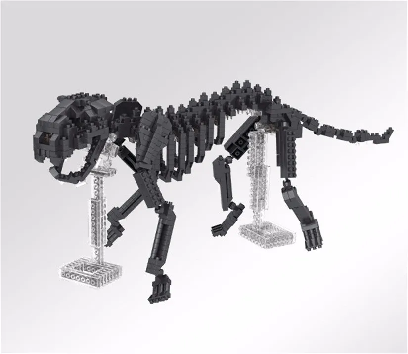 YZ Diamond Конструкторы 3D Скелет модель DIY строительный кирпич динозавр аукцион фигурка Тигр средства ухода за кожей Скелет детские игрушки