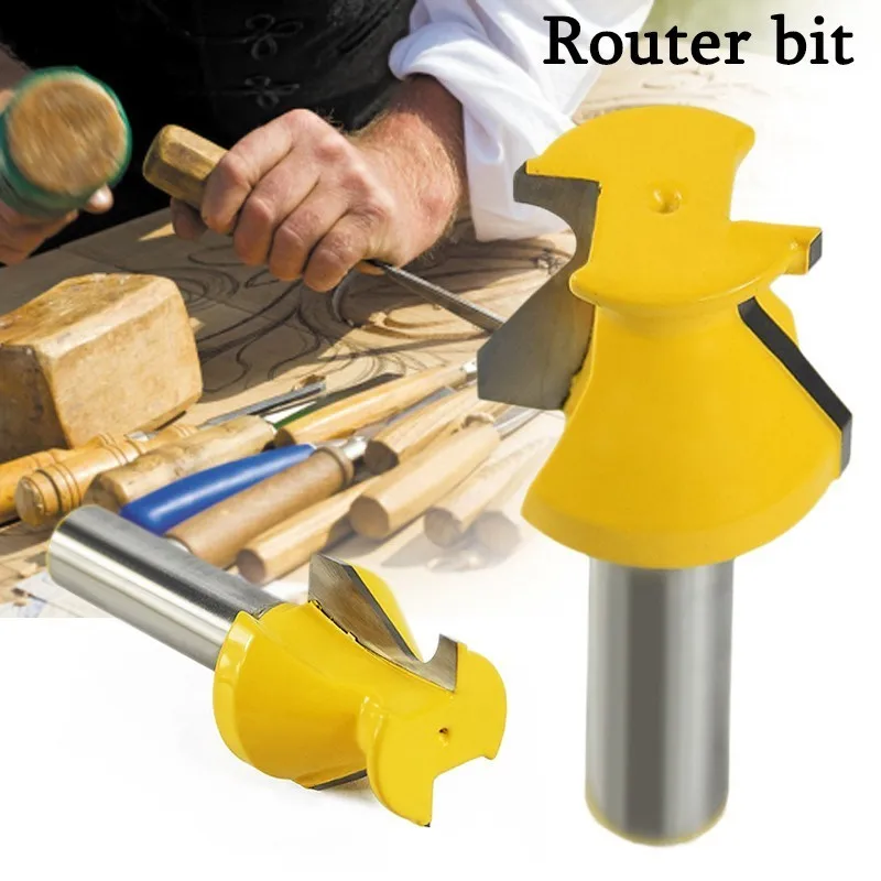 Woodworking Hook Type Bottom Cleaning Router Bit Door Cutter