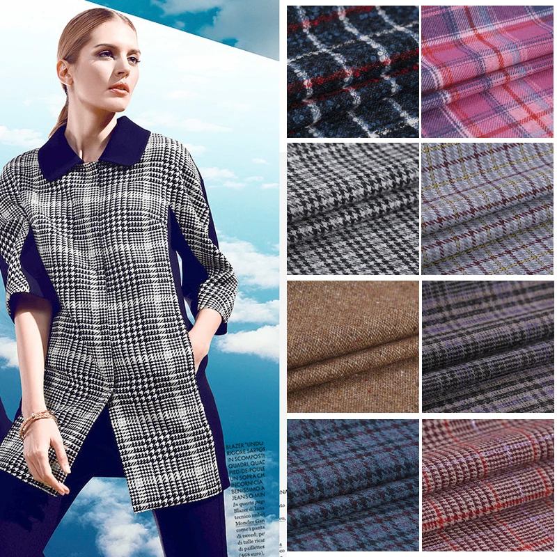 140CM Wide 360G/M Knitted Viscose and Wool Fabric for Autumn and Winter