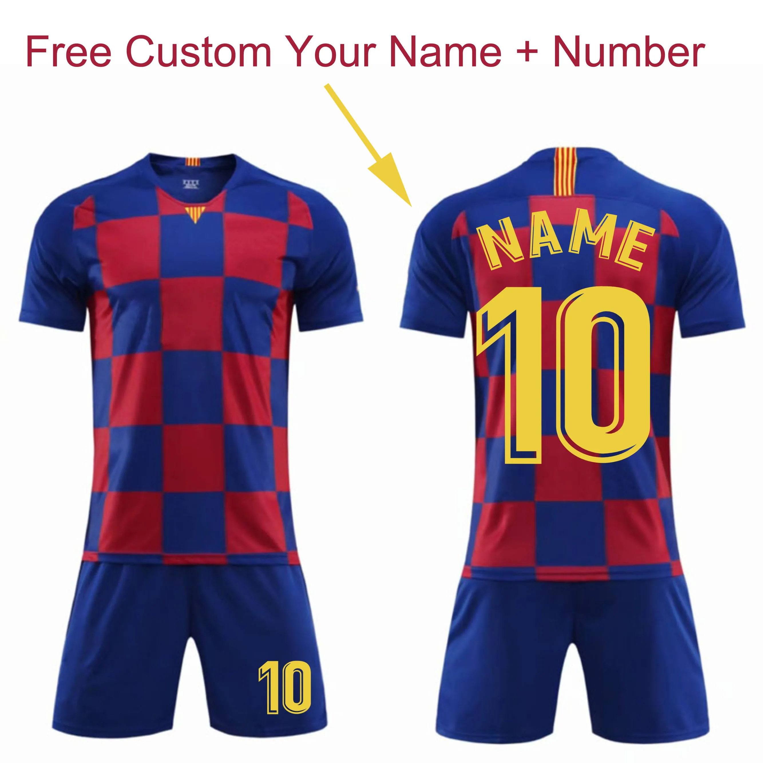2019 20 Blank Soccer Jersey shorts Adults children tracksuit kids Soccer Training Suit Football jerseys Sportswear Customized 2019 20 Blank Soccer Jersey shorts Adults children tracksuit kids Soccer Training Suit Football jerseys Sportswear Customized