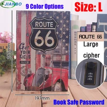 Size L 9/Color Combination Lock Hidden Password Safe Box Steel Simulation Book Home Office Money Jewelry Phone Safe Storage Box size s 4 color combination lock hidden box security lock key lock strongbox steel simulation book new design 118 115 55mm