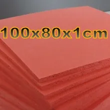 2 шт. термопресс машина силиконовый коврик 100x80x1 см Высокая термостойкость для сублимации теплопередачи