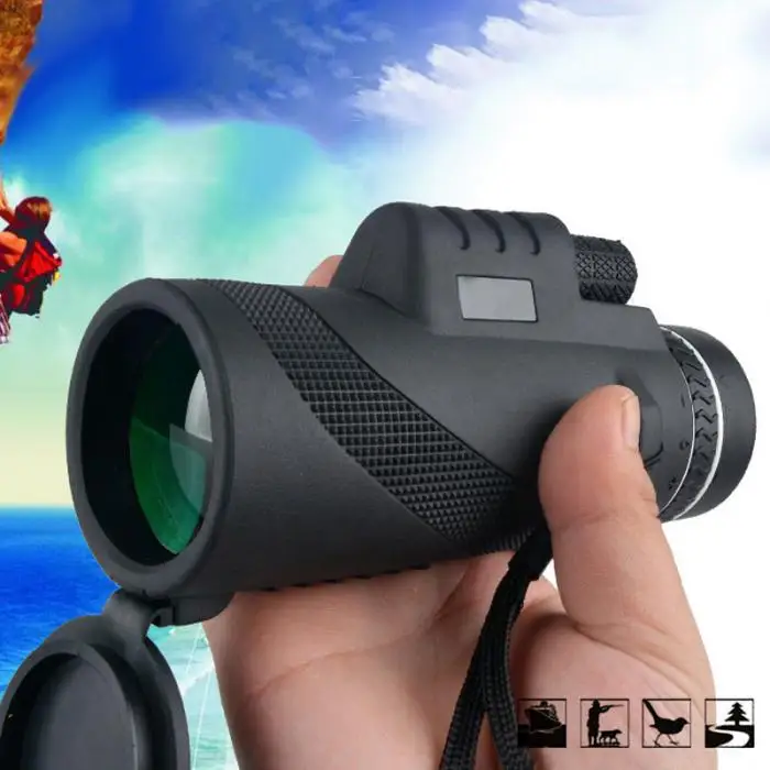 Compacto de Alta Potência para Viagens Esportes ao ar Telescópio Monocular Prisma Escopo Livre Fk88 40x 5 Telescópio monocular 40x prisma escopo compacto de