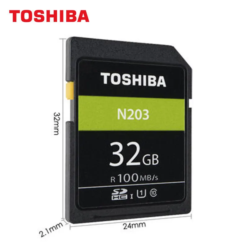 TOSHIBA sd-карты 64GB 32GB карты памяти SDHC 128 Гб карта памяти SDXC карты 256 ГБ U1 C10 UHS-I записи видео в формате Full HD Запись 100 МБ/с. для однообъективной зеркальной цифровой Камера