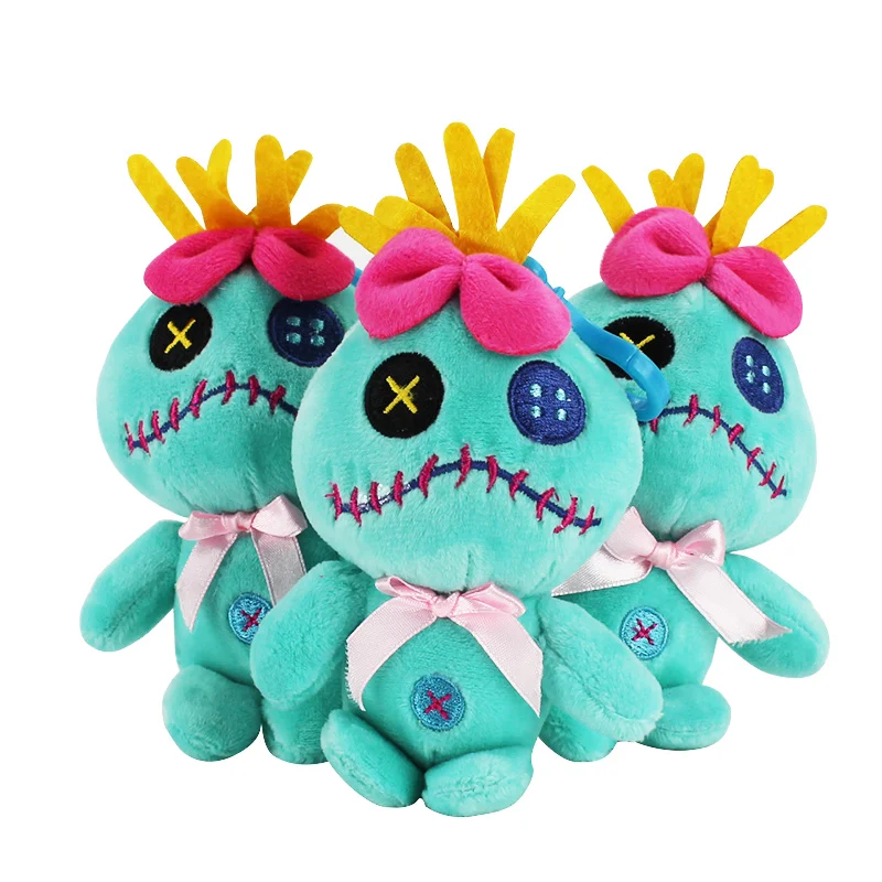 

1pcs New Arrival Lilo& Stitch Friend Plush Toys Scrump 15cm Cute Cartoon Soft Plush Toy Dolls Kids Best Gift key chain