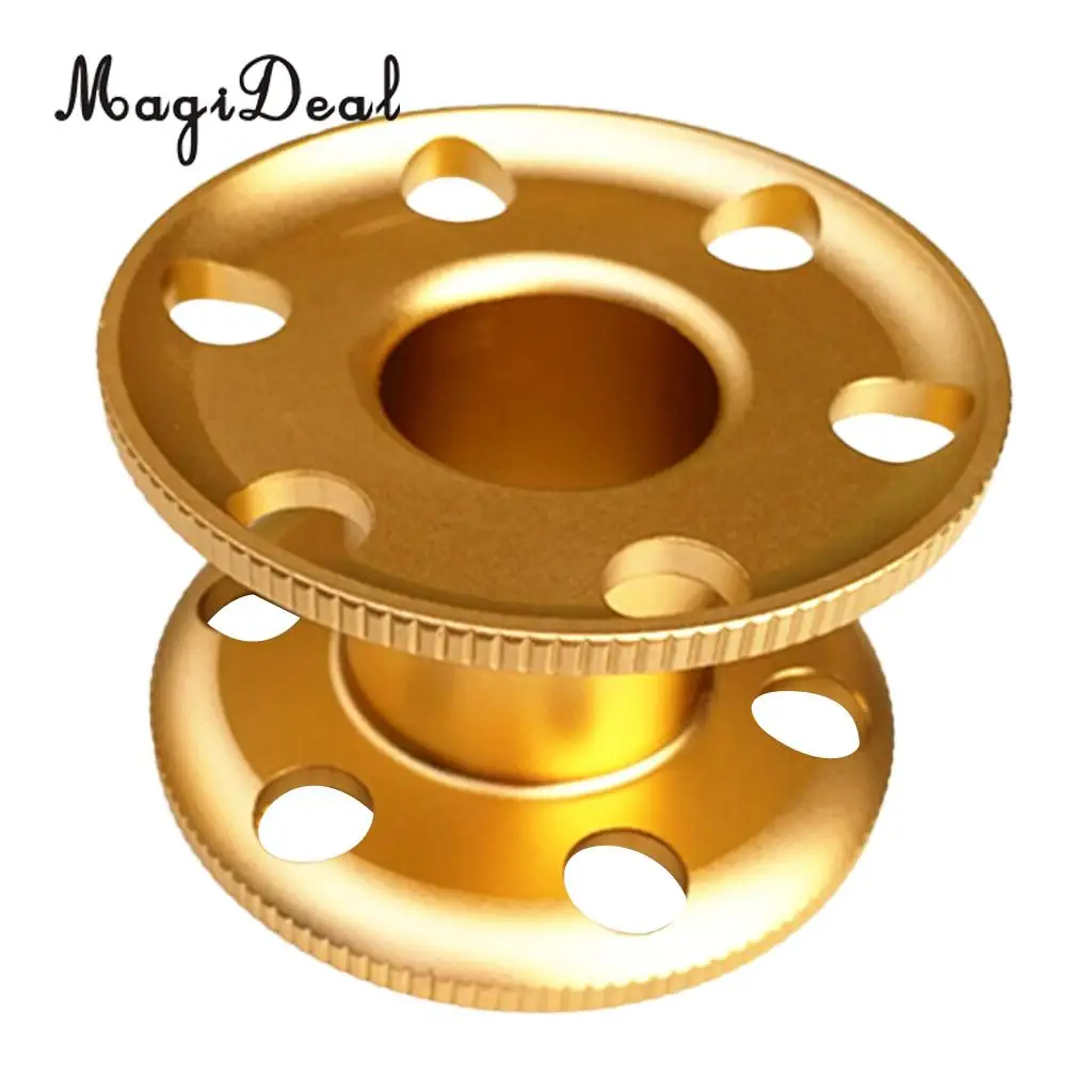 MagiDeal Durable Aluminum Scuba Diving Finger Spool Dive Reel Snorkeling Guide Line Spool for Water Sports Snorkeling Accessory