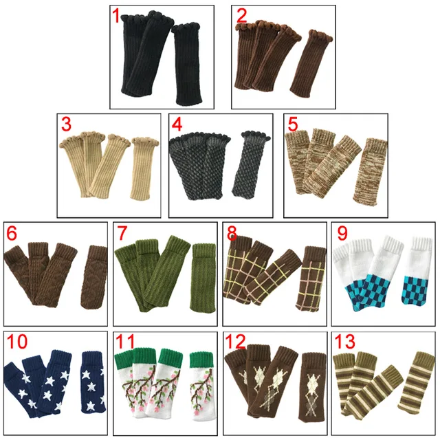 4 Pcs/Set Chair Leg Cover Knitted Socks Non-slip Table Legs Sleeve Home Floor Protector TB Sale