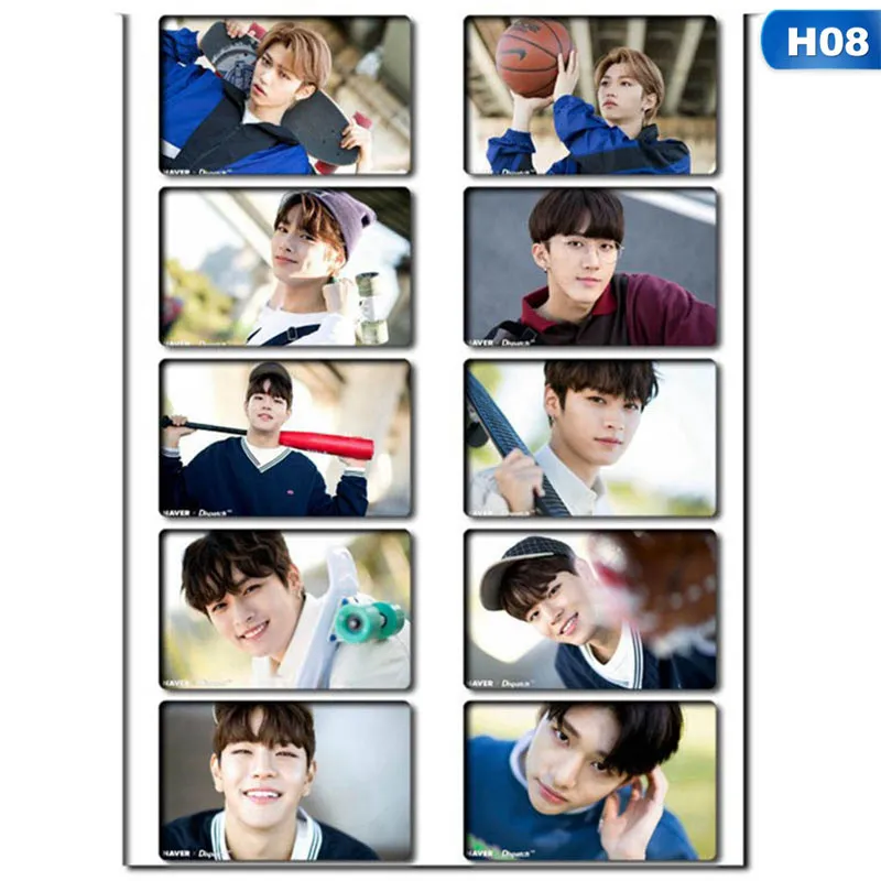 10 шт./партия KPOP Stray Kids Lomo Cards HD фото карты липкие фотокарты плакат подарок для звезды концертные Вечерние