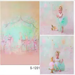 Художественная ткань фотографический фон балет великолепные различные цвета фото фон дети день рождения, детский душ студия фон