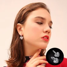 Nuovi Orecchini 2019 di Alta Qualità Classico Staccabile Duplice Scopo Cubic Zirconia Orecchini A Cerchio Per Le Donne Del Partito Dei Monili CFSEP546E(China)