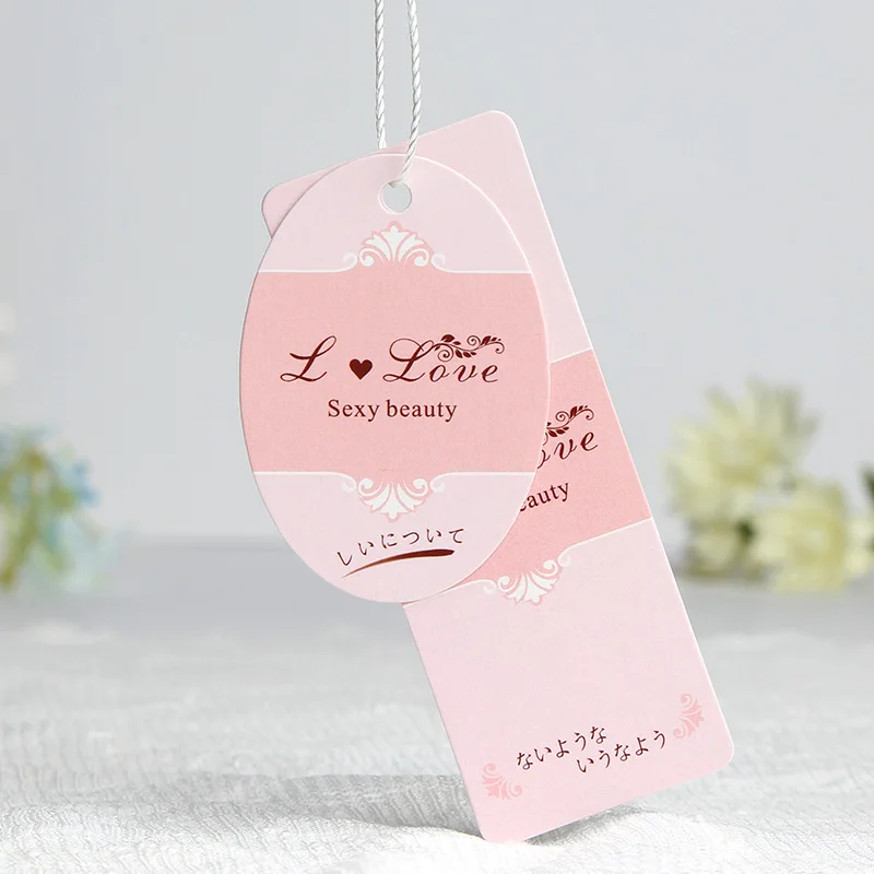 

Customized LOGO Printing in 400g Thickness Coated Paper Tag