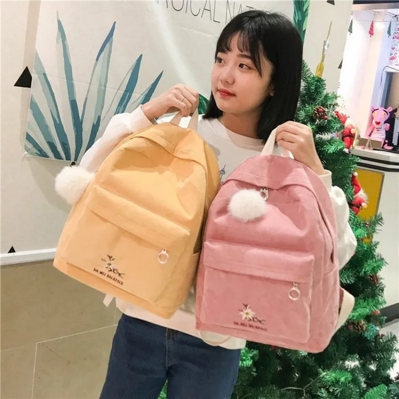 Mochila para mujer, Mochila de pana, Mochila escolar para niñas, Mochila para adolescentes, Mochila de viaje, Mochila para mujer