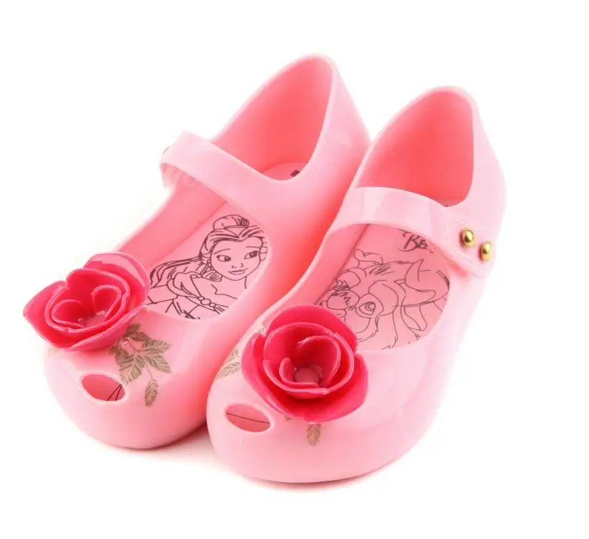 Новинка; сандалии для маленьких девочек с трехмерным бантом; нескользящая обувь на мягкой подошве; детская обувь; пляжная обувь; детская обувь для отдыха - Цвет: Style 4