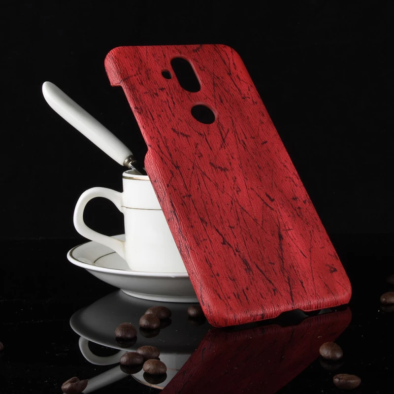 Asus Zenfone 5 Lite ZC600KL 6inch Wood grain PU leather +PC case_4
