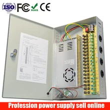 18ch DC12V 20A 360W cctv камера блок питания DVR cctv камера импульсный источник питания коробок для 18ch камеры видеонаблюдения