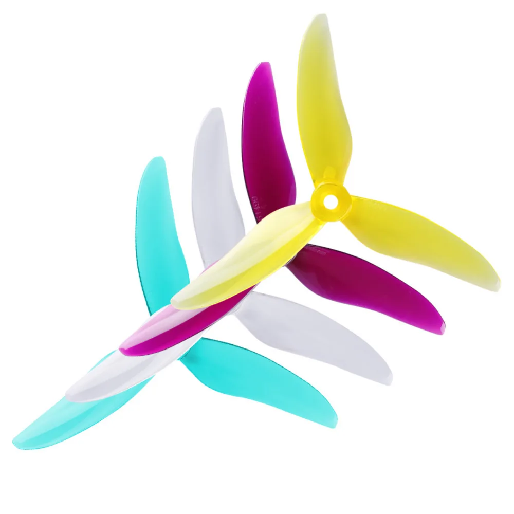 

8pcs Gemfan 51499 5inch 3 blade/tri-blade propeller compatible 2205 2306 brushless motor for FPV RC Freestyle racing drone