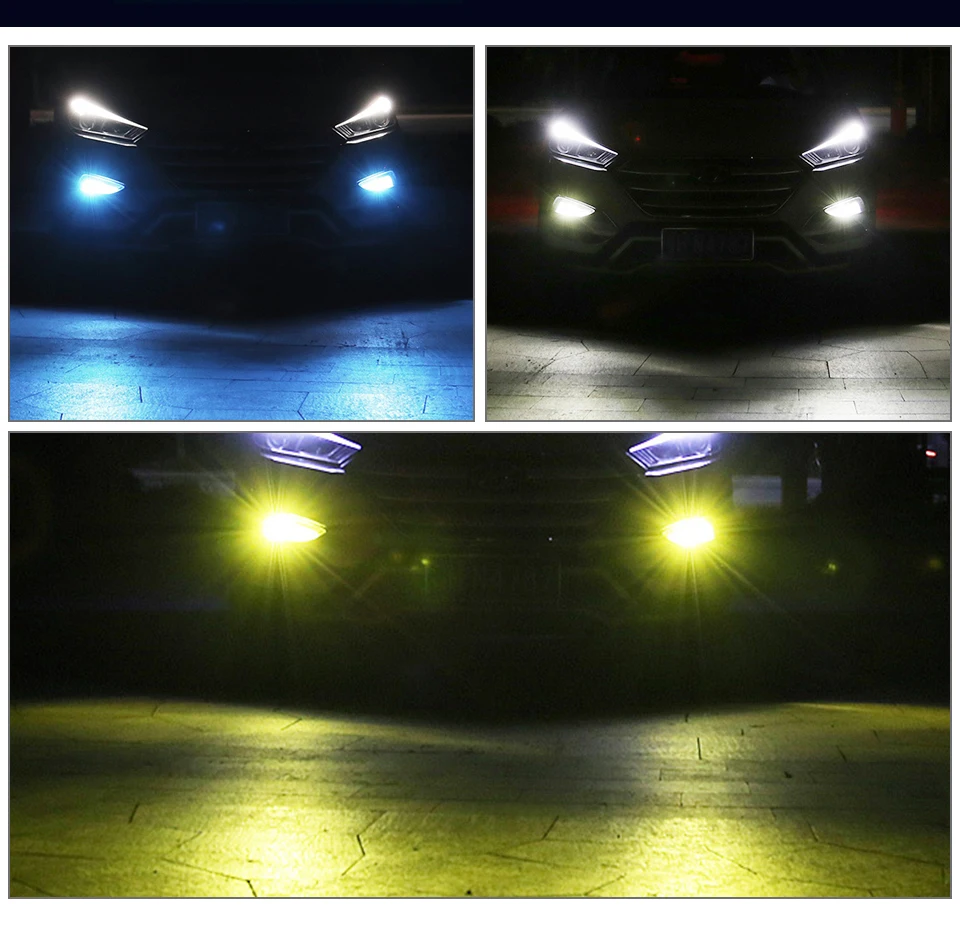 S&D MeeToo H7 H1 Led Fog Light H11 LED Car Bulbs HB3 9005 HB4 9006 SMD 2030 Auto Led Bulb Lamp 6500K Fog Lights Cars Driving Lamps (6)