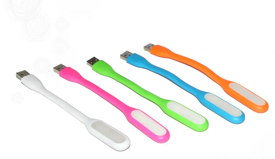 5 Colors USB Mini LED Night Light And Portable Detachable Fan Flexible Table Lamp Power Bank  Notebook  Computer Safety (2)