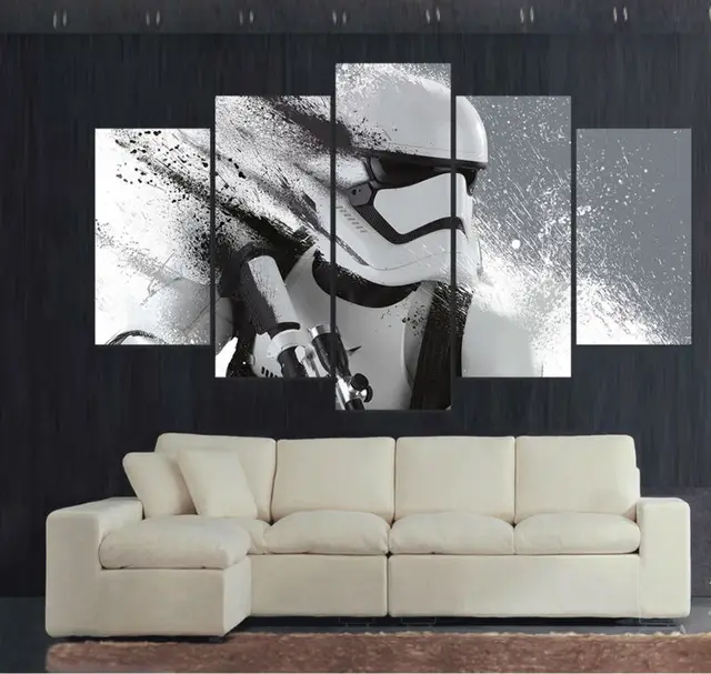 print stormtrooper star wars movie poster painting modern home decor wall art picture print oil painting on canvas art pt0002 free shipping worldwide - Home Wall Art print stormtrooper star wars movie poster painting modern home decor wall art picture print oil painting on canvas art pt0002 free shipping worldwide - Home Wall Art