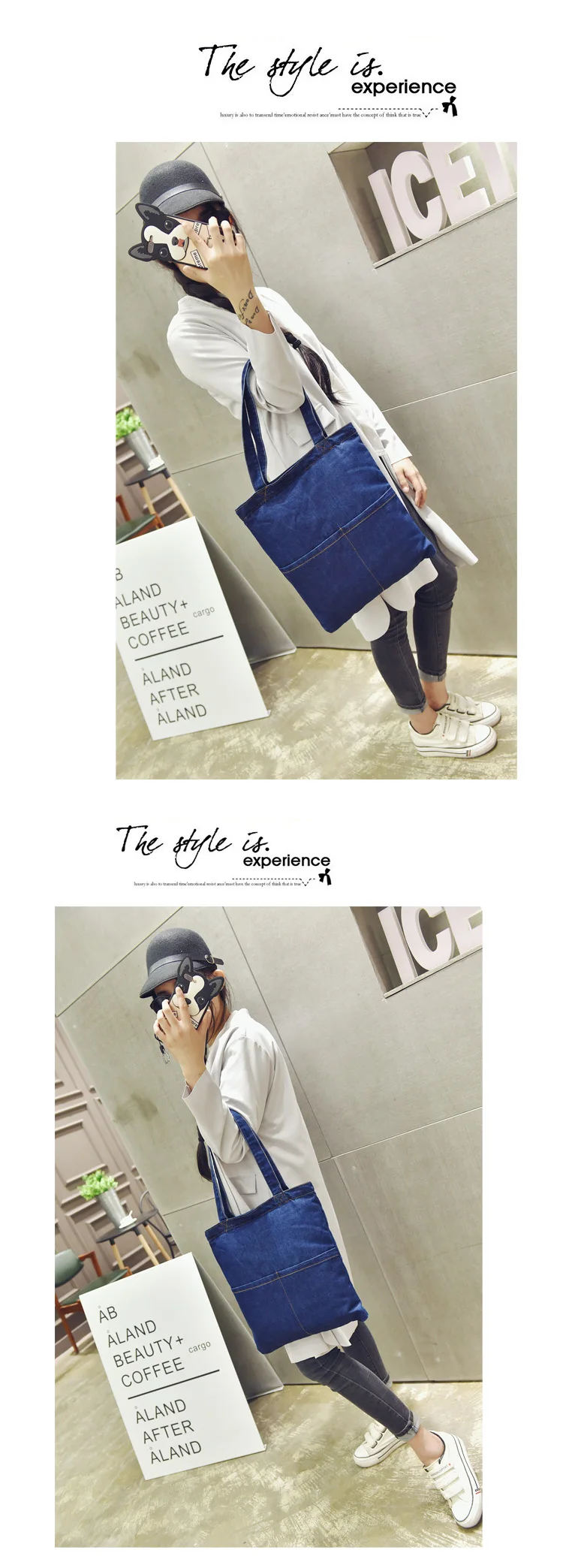 ew Fashion women's messenger bags famous brand handbag denim jeans lady shoulder bag clutches diagonal mochila Casual tote (4)