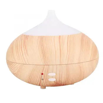 

300ml Electric Humidifier Aroma Oil Diffuser Ultrasonic Wood Grain Air Humidifier USB Mini Mist Maker LEDLight For Home Office