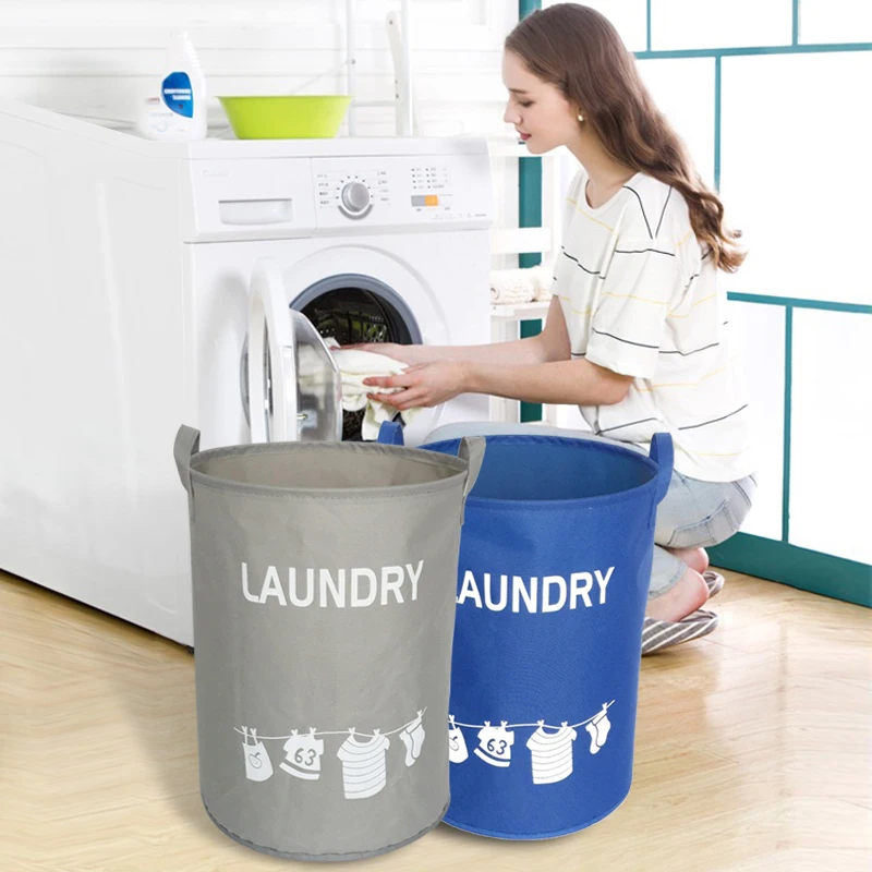 Laundry Storage Baskets Folding Large Oxford Dirty Clothes Toys Fabric