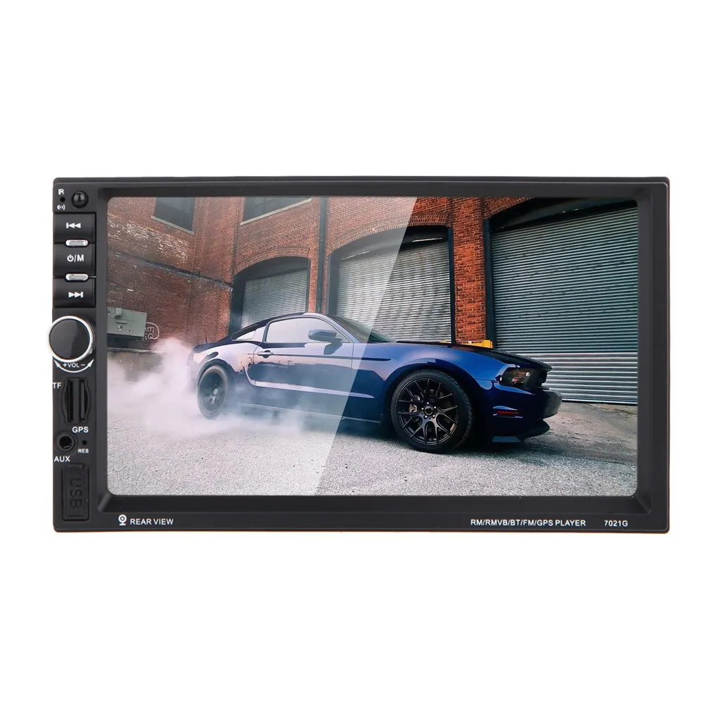 7 дюймов 2din автомобильный MP5 плеер сенсорный экран Высокое разрешение 800x480 Bluetooth USB SD плеер с gps навигацией аудио плеер