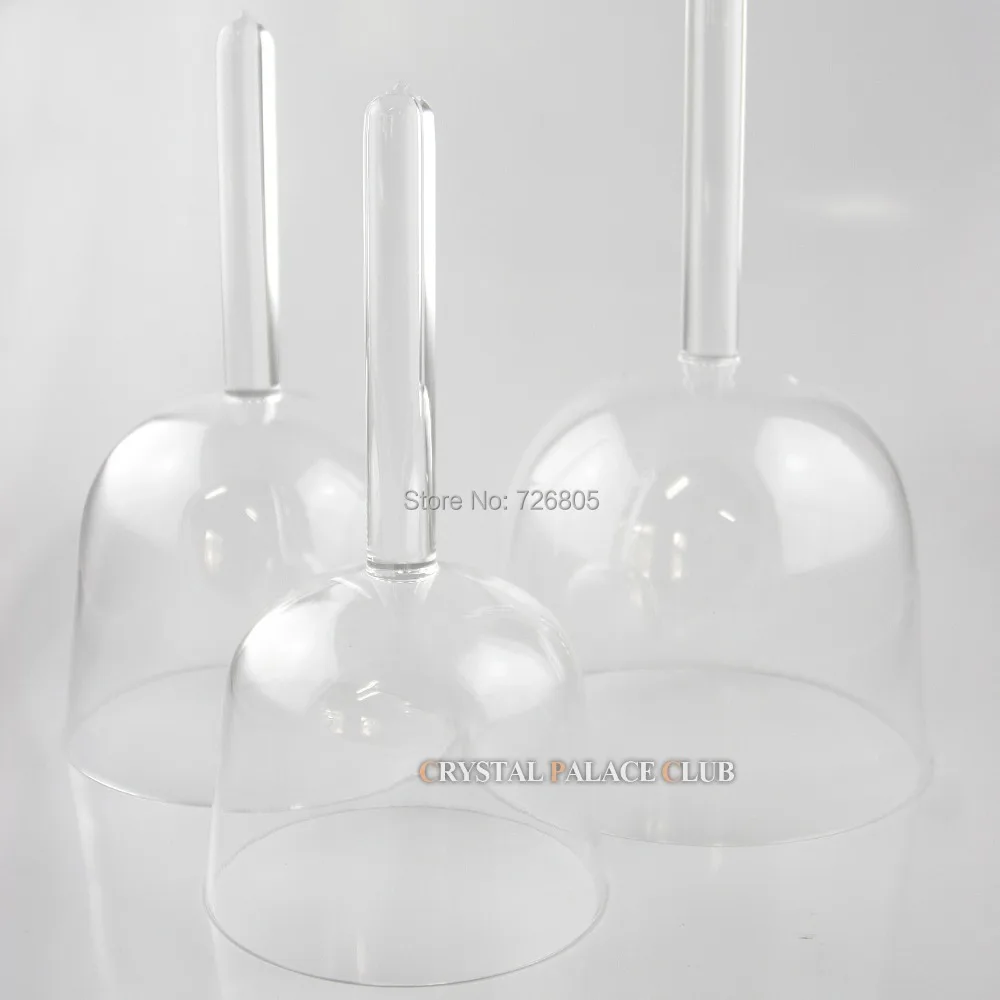 

perfect A clear quartz crystal singingchandle bowl about 5.5" for Third eye chakras with suede mallet