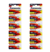 10pcs/lot New Original Panasonic CR1025 CR 1025 3V Lithium Button Battery Coin Cell Batteries