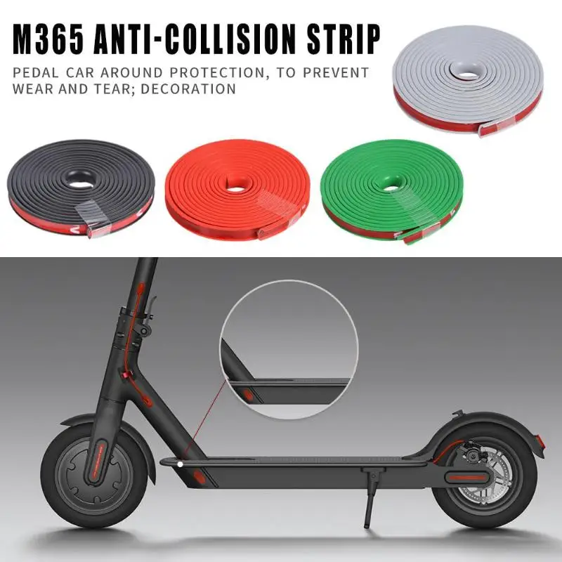 

Scooter Anti-collision Protection Strip For Xiaomi Mijia M365 Skateboard Body Bumper Scratchproof Scratch Resistant Strip