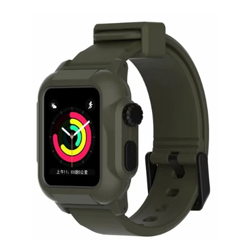 Военный водостойкий ремешок для Apple Watch band 42 мм Iwatch 42 мм Series 3 2 case спортивные часы с браслетом band защитный чехол - Цвет ремешка: 11