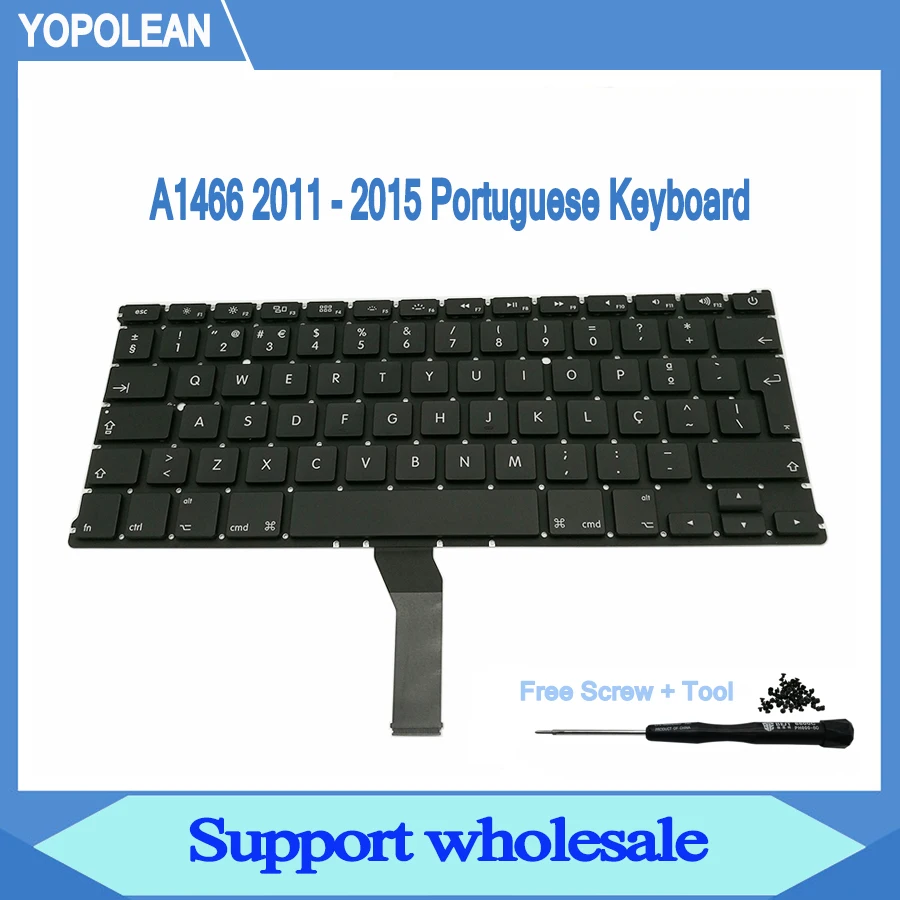 Новая португальская клавиатура для Macbook Air 13 &quotA1369 2011 A1466 2012 2017 лет|Клавиатуры