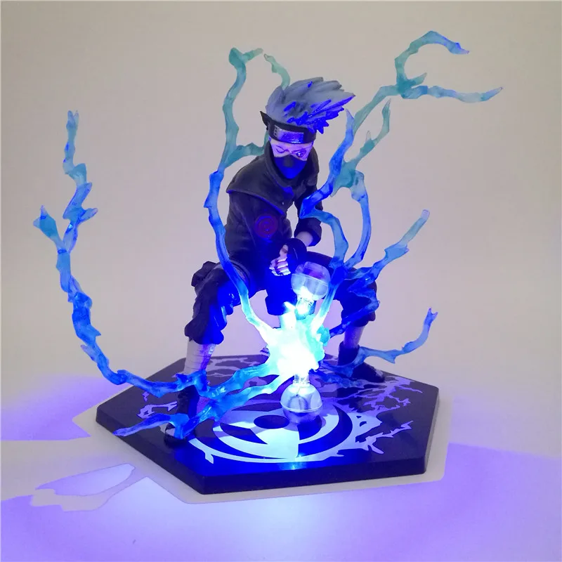 Naruto Kakashi Lamp Anime Luminaria Kids Baby LED Night Light Action