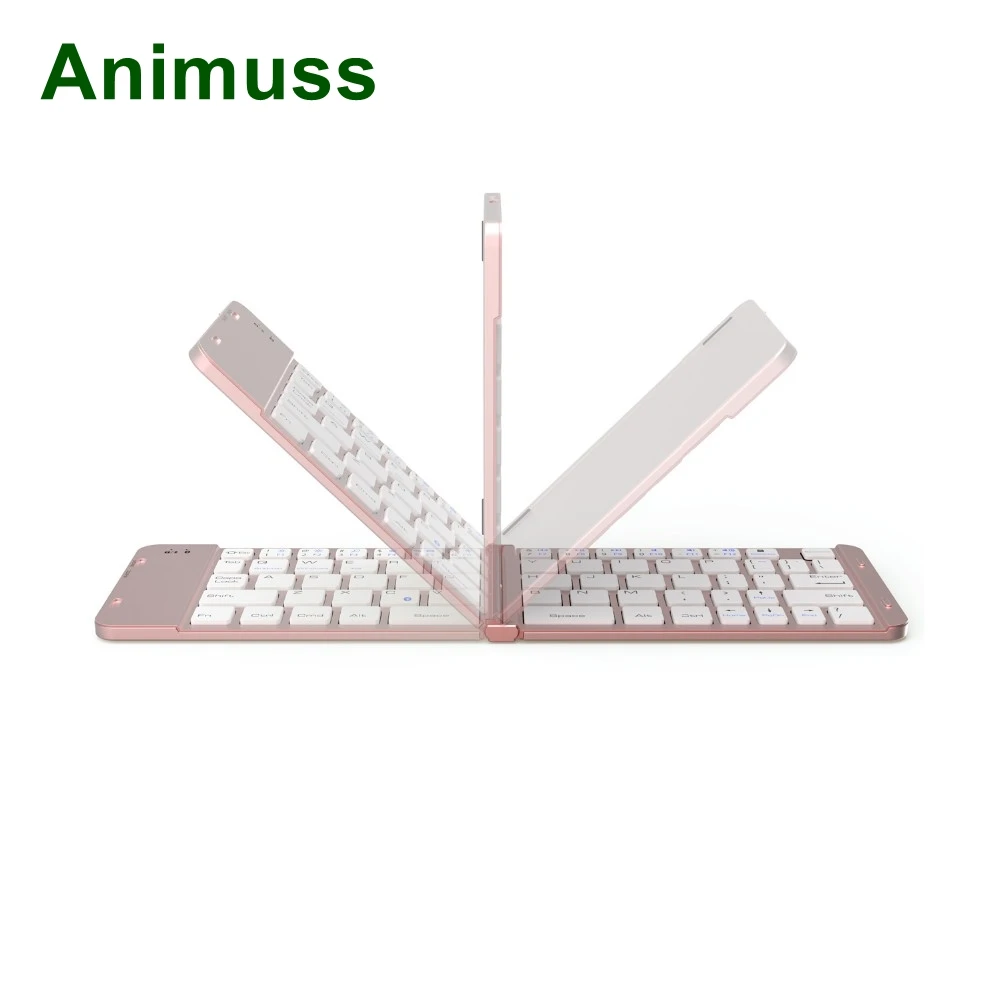 

Animuss Foldable Wireless Bluetooth Keyboard Universal for IOS/Android/Windows