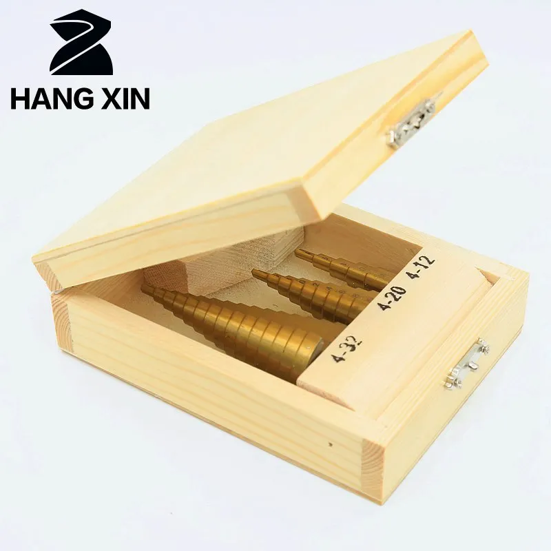 high speed steel titanium step drill