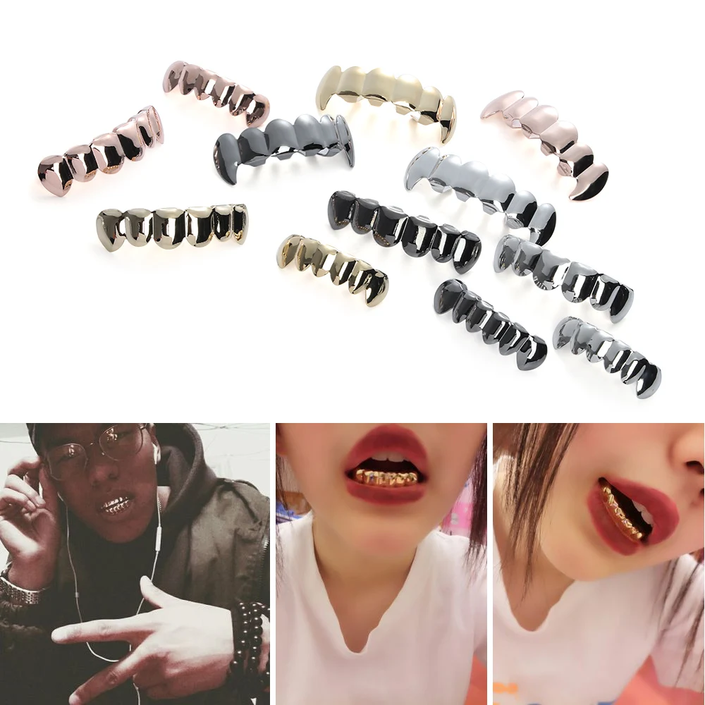 

1Pcs 2019 New Arrival Top or Bottom Mold Kit Hip Hop Tooth Cap Top & Bottom Grill Teeth Grillz Mouth Grills Body Jewelry Gifts
