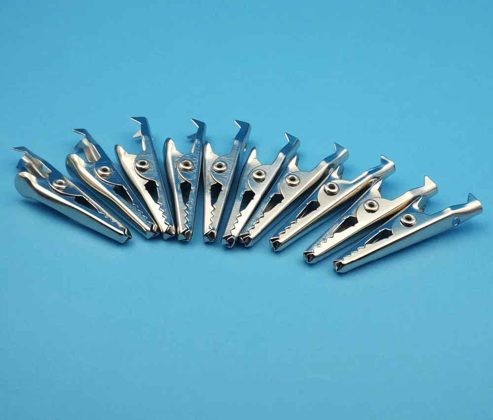 100 Pcs Alligator Clamp clip for wires card photo holder ID card Memo