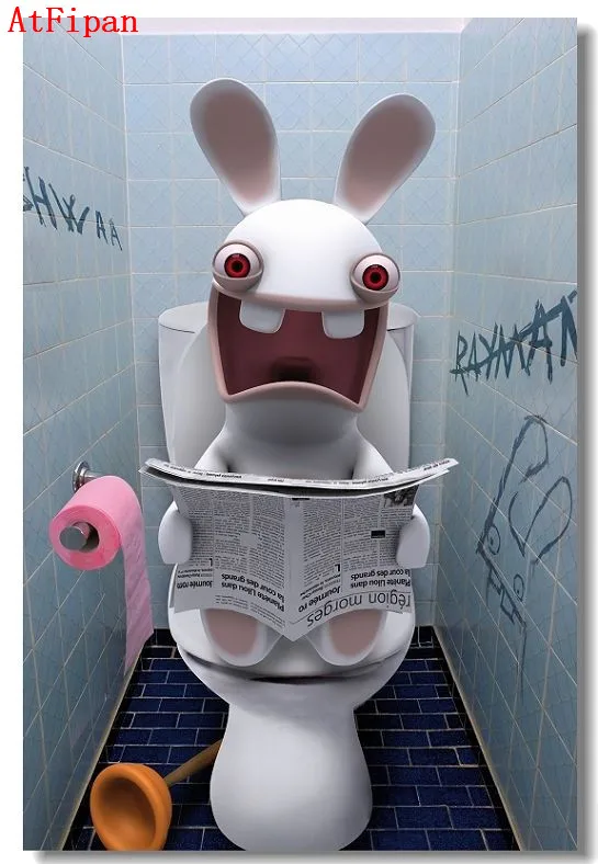 atfipan 1 p rayman raving rabbids permainan poster dibingkai lukisan modern gambar dinding untuk ruang tamu - Raving Rabbids Halloween Costume atfipan 1 p rayman raving rabbids permainan poster dibingkai lukisan modern gambar dinding untuk ruang tamu - Raving Rabbids Halloween Costume