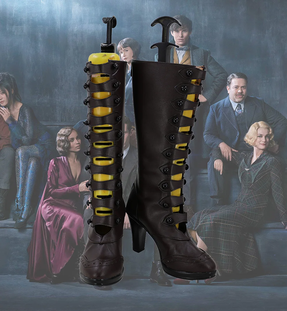 Fantastic Beasts and Where to Find Them Leta Lestrange Cosplay Boots Shoes Custom Made | Тематическая одежда и униформа