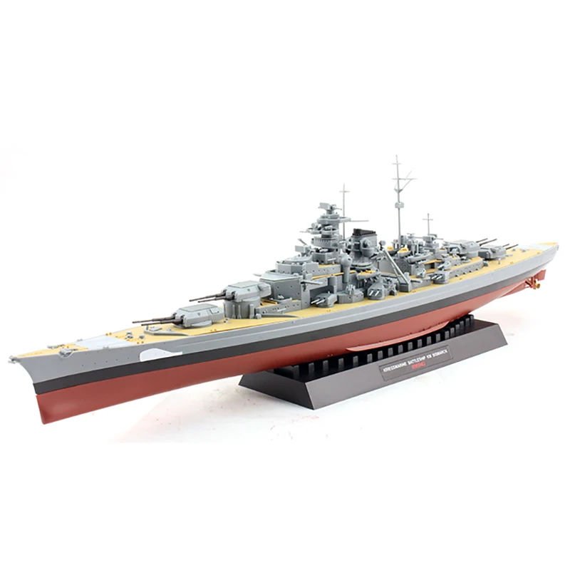 2 стиля Второй мировой войны классический линкор Миссури Бисмарк 1/700 масштабная Монтажная модель строительные наборы - Цвет: Bismarck