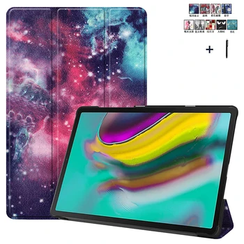 

Print Wake Up Sleep Case For Samsung Galaxy Tab S5e 10.5'' SM-T720 SM-T725 Magnet Flip PU Leather Capa Fundas+Stylus
