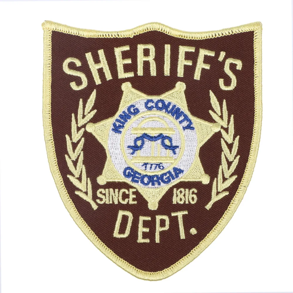 

THE WALKING DEAD KING COUNTRY SHERIFF DEPT. PATCH SHOULDER BADGE-34230
